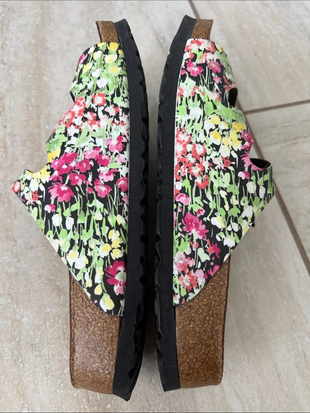 Papillio by Birkenstock Florida Spring Flower sandals